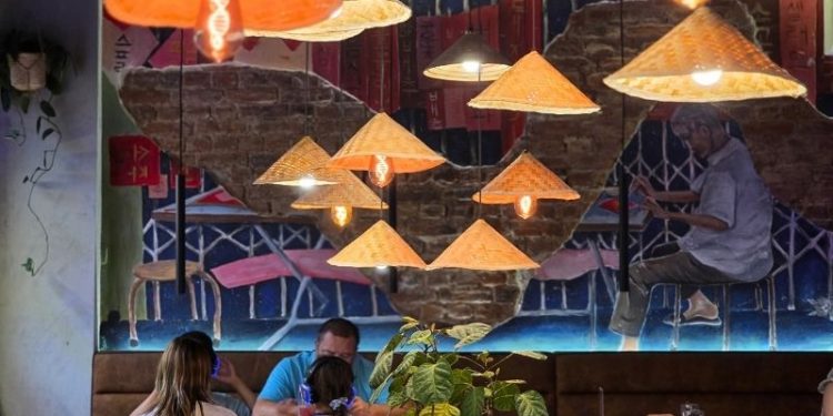 Wystrój restauracji Oh my Kimchi przy ul. Śląskiej 42 w Szczecinie
