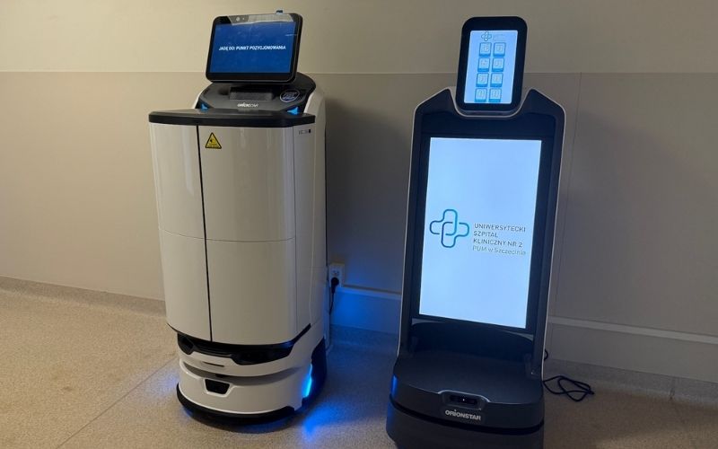 Roboty pielęgniarskie w szpitalu PUM w Szczecinie. Pomogą pacjentom po zabiegach
