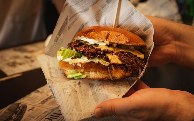 Jalapeno burger