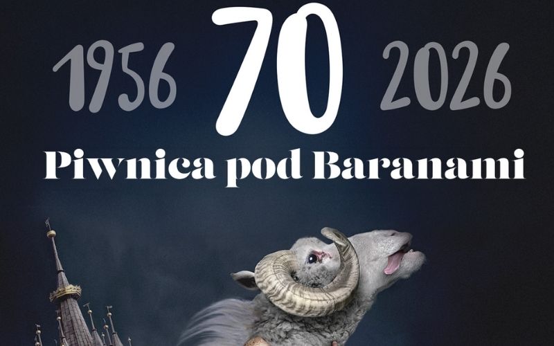 Piwnica pod Baranami w Szczecinie 27 października 2026. Koncert jubileuszowy na 70-lecie