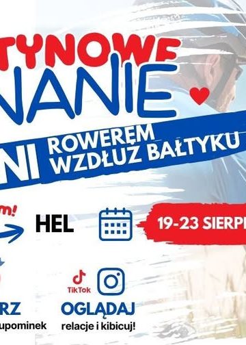 Bursztynowe wyzwanie wystartowało ze Świnoujścia - jadą wzdłuż Baltyku by pomóc dzieciom