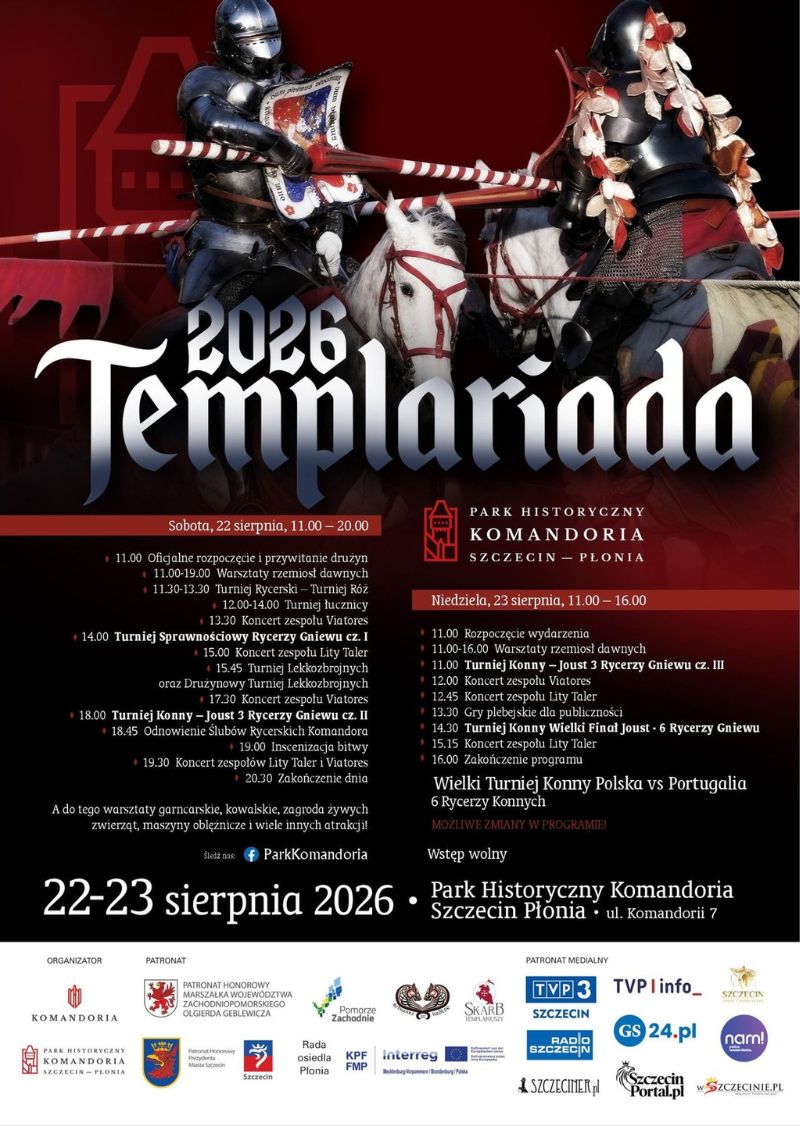 Templariada 2026 plakat