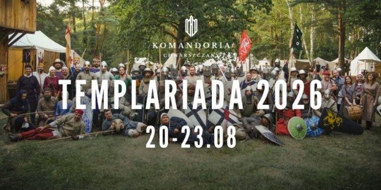 Templariada 2026 w Szczecinie. Rycerze, konie i średniowieczna osada wrócą do Parku Komandoria