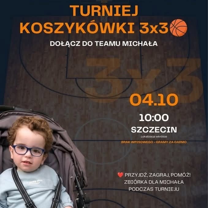 Turniej 3x3 w Szczecinie dla Michała Staszewskiego