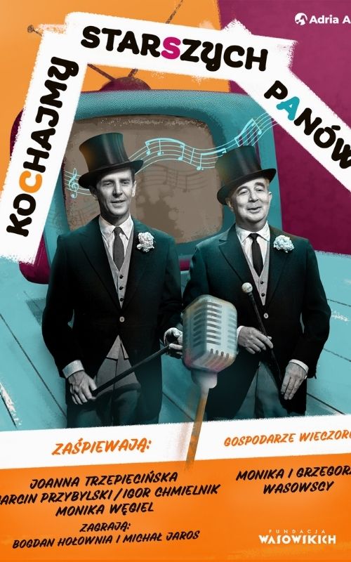 „Kochajmy Starszych Panów!” w Szczecinie 15 października 2026. Najpiękniejsze piosenki Przybory i Wasowskiego