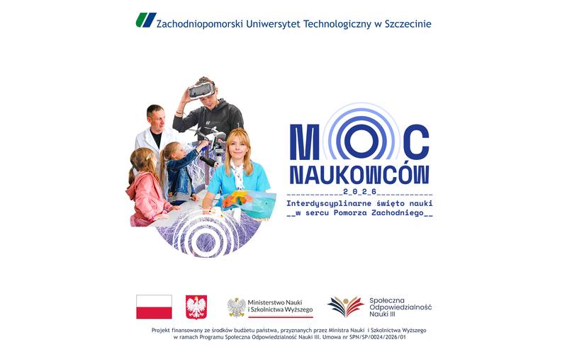 Moc Naukowców 2026 w Szczecinie – oficjalna grafika ZUT