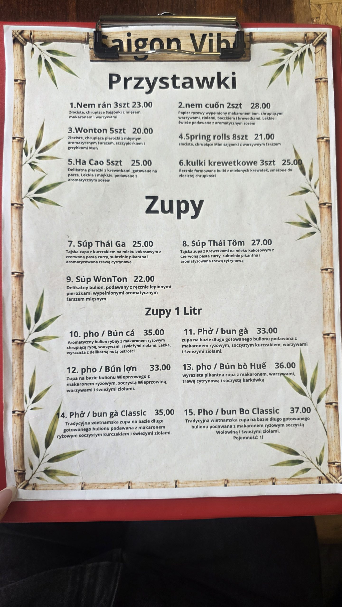 Poglądowe menu