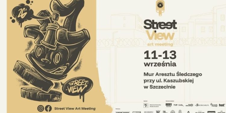 Street View Art Meeting 2026 w Szczecinie. Mur Aresztu Śledczego zamieni się w galerię sztuki