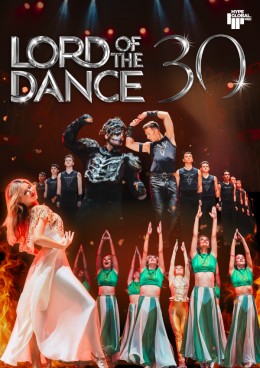 Plakat jubileuszowej trasy Lord of the Dance – Szczecin 2026