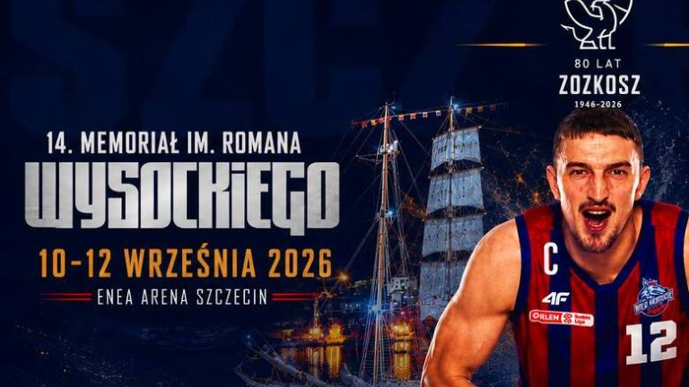 Memoriał Romana Wysockiego 10–12 września w Szczecinie. Zagrają King, Zastal i USK Praga