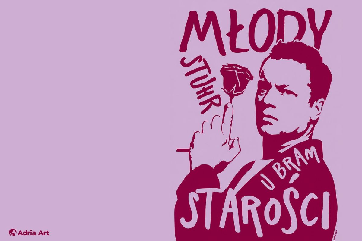Maciej Stuhr – grafika programu Młody Stuhr u bram starości
