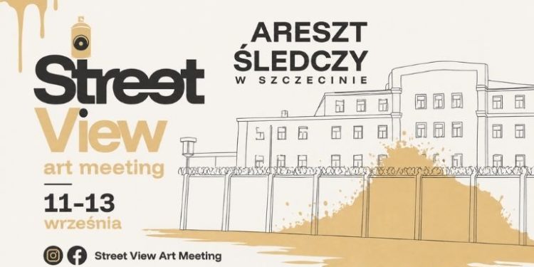 StreetView Art Meeting 2026 w Szczecinie. 13 artystów będzie malować ścianę Aresztu Śledczego