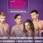 Grafika spektaklu Wyjście awaryjne z obsadą