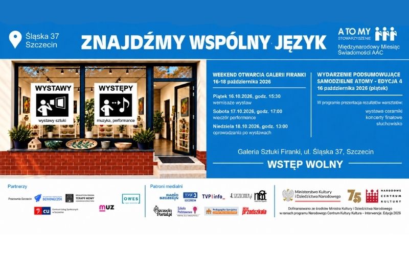 Galeria Sztuki FIRANKI otwiera się w Szczecinie. Trzy dni wydarzeń przy Śląskiej 37