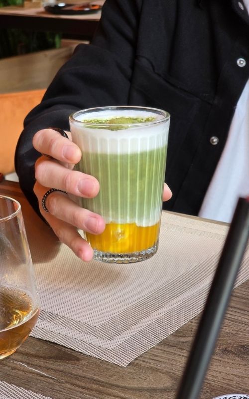 Matcha Ice Mango Same Sushi