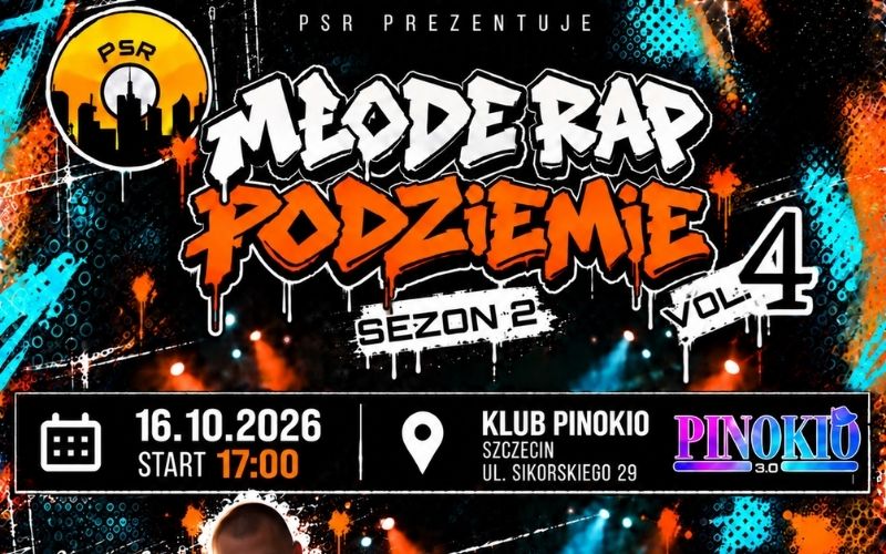 Młode Rap Podziemie w Szczecinie. Osiem składów w Pinokio 3.0