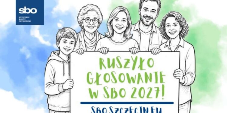 Szczeciński Budżet Obywatelski SBO 2027 - głosowanie w Szczecinie
