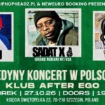 Sadat X, Grand Agent i Fokis w Szczecinie. Hip-hopowa noc w After Ego