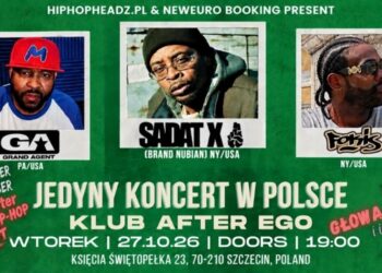 Sadat X, Grand Agent i Fokis w Szczecinie. Hip-hopowa noc w After Ego
