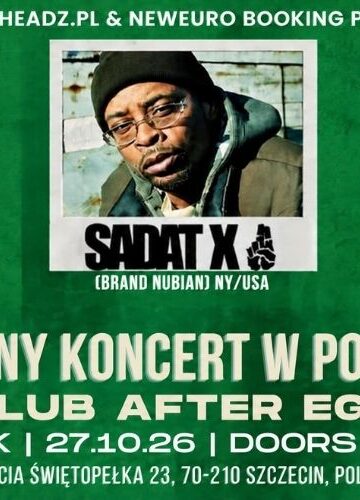 Sadat X, Grand Agent i Fokis w Szczecinie. Hip-hopowa noc w After Ego