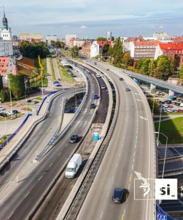 Trasa Zamkowa w Szczecinie – zamknięcie jezdni wyjazdowej w październiku 2026