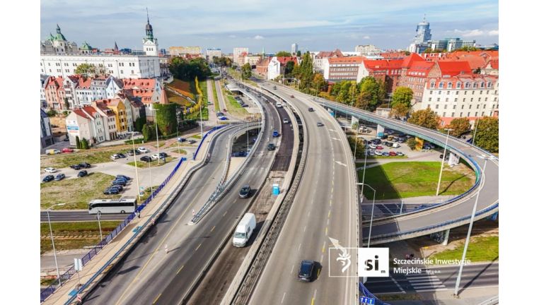 Trasa Zamkowa w Szczecinie – zamknięcie jezdni wyjazdowej w październiku 2026