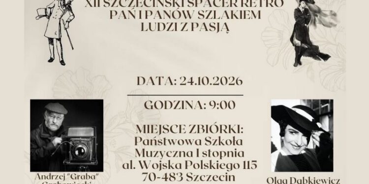 XII Szczeciński Spacer Retro Pań i Panów. Dawna moda znów pojawi się na ulicach miasta