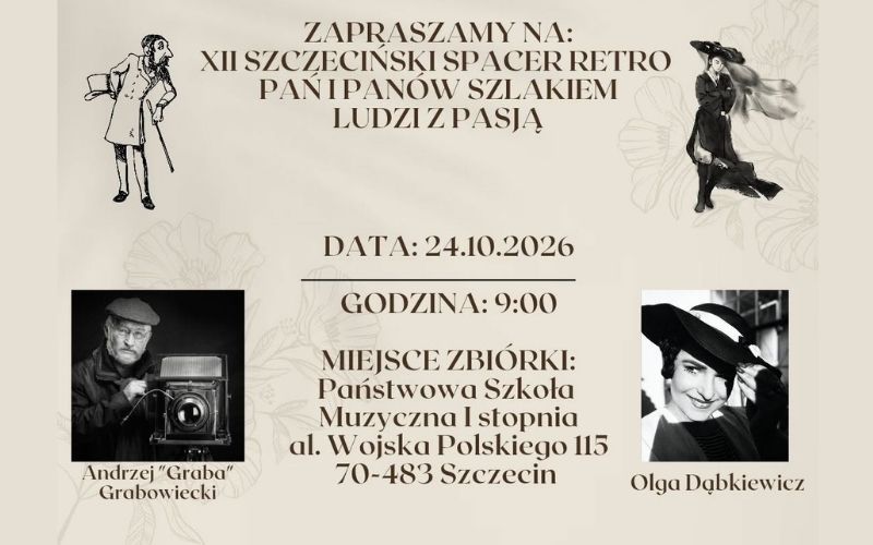 XII Szczeciński Spacer Retro Pań i Panów. Dawna moda znów pojawi się na ulicach miasta