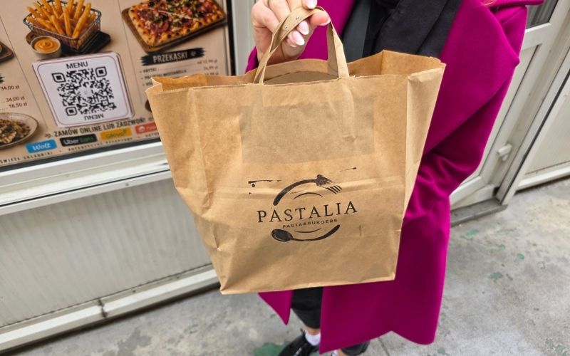 Zamówienie na wynos z Pastalia Pasta & Burgers