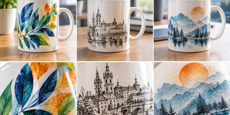 Jak wybrać technikę nadruku na ceramice reklamowej: nadruk bezpośredni, kalka czy kalka organiczna?