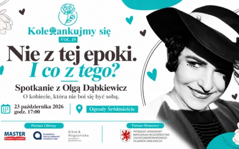 „Nie z tej epoki. I co z tego?”. Olga Dąbkiewicz opowie w Szczecinie o pasji i własnej drodze